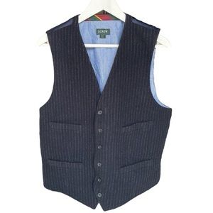 Vintage J. Crew Men's Wool Vest